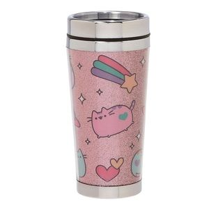Pusheen Cat Tumbler / Thermos / Travel Mug - 16 oz